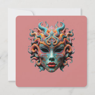Tarjeta Camiseta de arte de mitología psicodélica