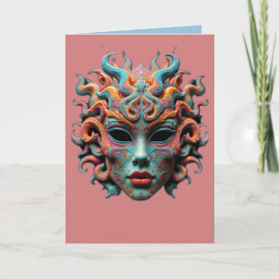 Tarjeta Camiseta de arte de mitología psicodélica