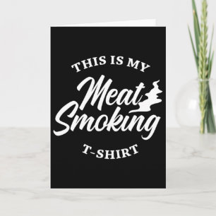 Tarjeta Camiseta de barbacoa para hombres amantes de la ca