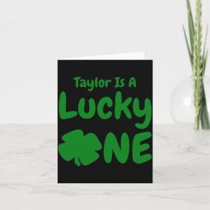 Tarjeta Camiseta de bebé Lucky One St Patricks Day cumplea