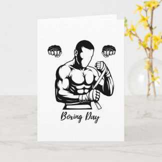 Tarjeta Camiseta de boxeo