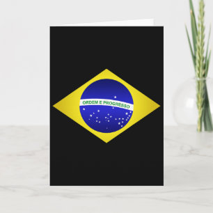 Tarjeta Camiseta de Brasil Fútbol Soccer Brasileño Fla