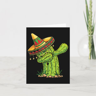 Tarjeta Camiseta de Cactus Dabbing Cinco De Mayo Niños Hom