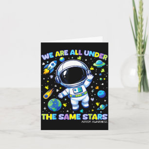 Tarjeta Camiseta de conciencia del autismo infantil estrel
