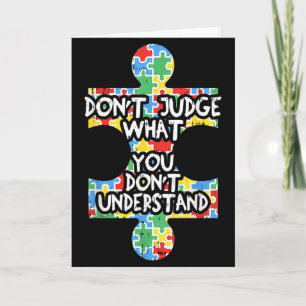 Tarjeta Camiseta de Conciencia del Autismo Regalo para Mae