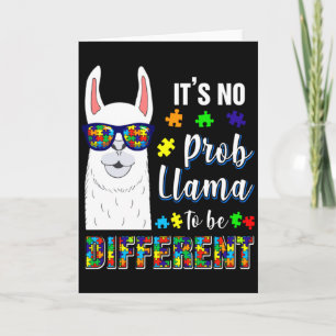 Tarjeta Camiseta de concienciación sobre el autismo de ani