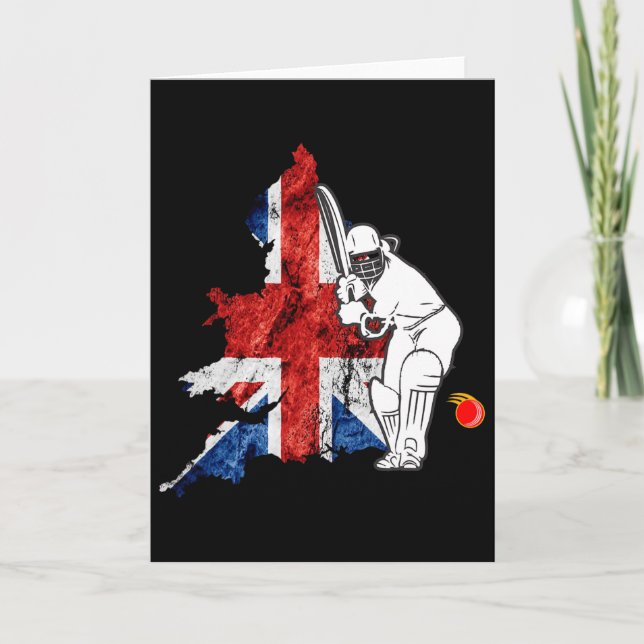 Tarjeta Camiseta de cricket de Inglaterra (Anverso)