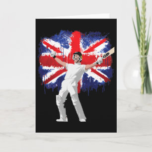 Tarjeta Camiseta de críquet de Inglaterra Fans nacionales