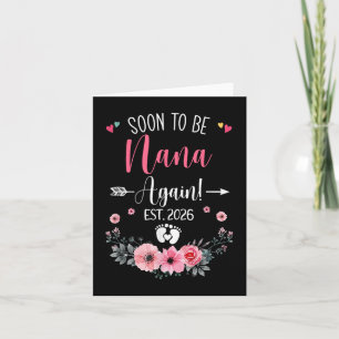 Tarjeta Camiseta De Día de la Madre Nana De Nuevo 2026
