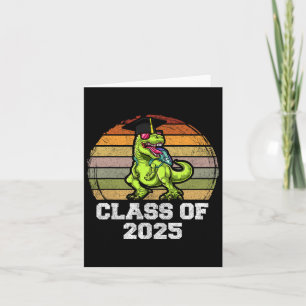 Tarjeta Camiseta de dinosaurio para niños de la promoción