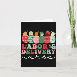 Tarjeta Camiseta de enfermera de Labor y Parto L&d Enferme