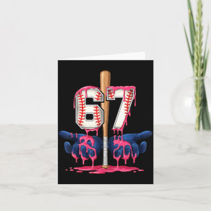 Tarjeta Camiseta de estilo de vida de béisbol Guante de bé