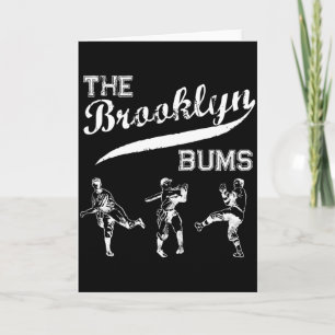 Tarjeta Camiseta de fanático de béisbol de Brooklyn Bums N