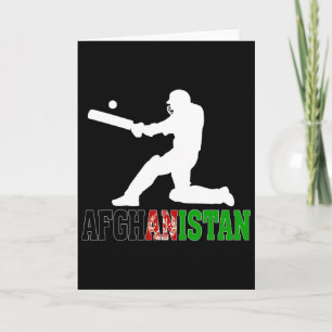 Tarjeta Camiseta de fanático de críquet de Afganistán 2025