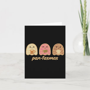 Tarjeta Camiseta de Fantasmas Fantasma Lindo Otoño para Mu