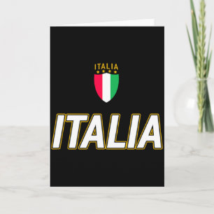 Tarjeta Camiseta de fútbol italiano de Italia Design Itali