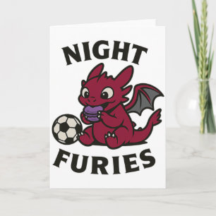 Tarjeta Camiseta de fútbol Night Furies