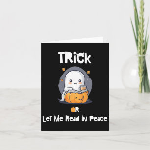 Tarjeta Camiseta de Ghost Coffee Pumpkin Let Me Read In Pe