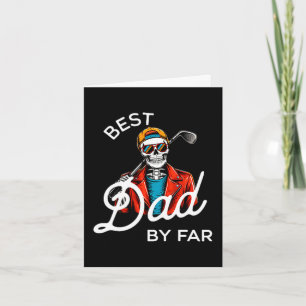 Tarjeta Camiseta de golf divertida de papá por par papá
