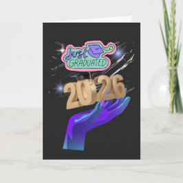 Tarjeta Camiseta de graduado de la clase de 2026 – Senior