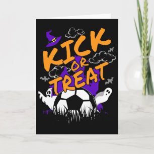 Tarjeta Camiseta de Halloween para jugadores de fútbol con