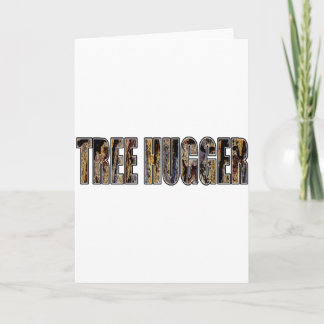 Tarjeta Camiseta de hombre Arbor Day Tree Hugger