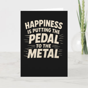 Tarjeta Camiseta de Humor de Carreras de Coches Poner el P