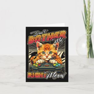 Tarjeta Camiseta de juegos de gatas de camisas Hombres Vid