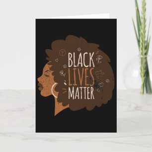 Tarjeta Camiseta de justicia social para ac Blm, problema