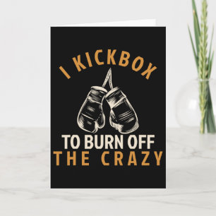 Tarjeta Camiseta de Kickboxing - Pateo para Quemar la Locu