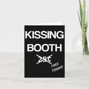 Tarjeta Camiseta de la cabina de besos - Camisetas de Hall