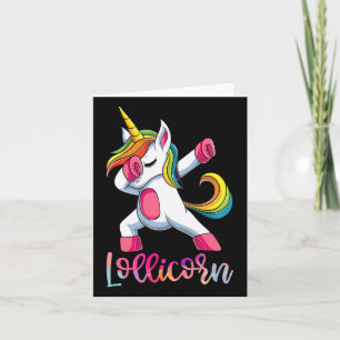Tarjeta Camiseta de Lolli Unicornio Lollicorn