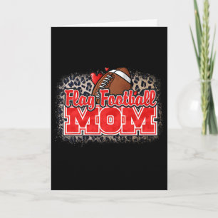 Tarjeta Camiseta de mamá de fútbol bandera Orgullosa mamá