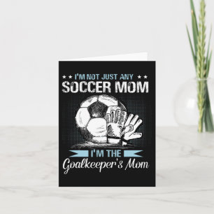 Tarjeta Camiseta de mamá portera Fútbol Mamá portera Día d