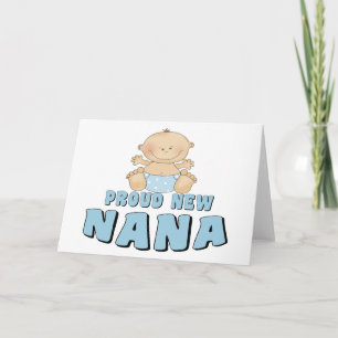 Tarjeta Camiseta de Nana ORGULLOSA Nueva