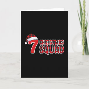 Tarjeta Camiseta de Navidad 67 Six Seven Meme Squad 67 Pla