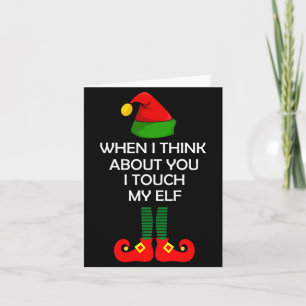 Tarjeta Camiseta de Navidad Inapropiada Divertida Navidad