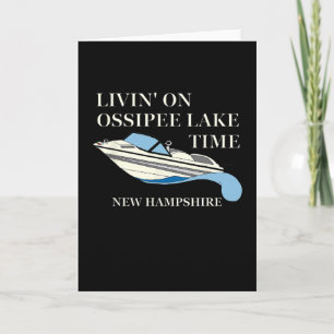 Tarjeta Camiseta de New Hampshire Ossipee Lake New Hampshi