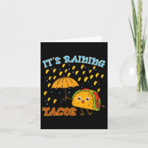 Tarjeta Camiseta de Niño Lluvia de Tacos Niño Mexicano Div