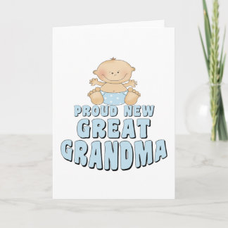 Tarjeta Camiseta de orgullosa nueva bisabuela