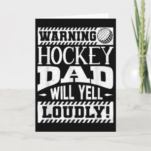 Tarjeta Camiseta de papá de hockey sobre hierba hombres am