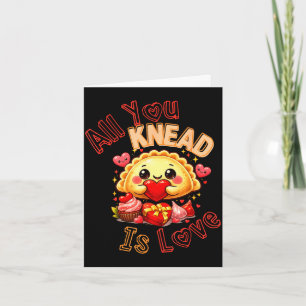 Tarjeta Camiseta de Pierogi día de San Valentín – amasar e