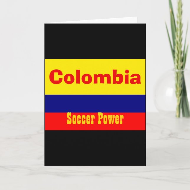 Tarjeta Camiseta de poder de fútbol de Colombia  (Anverso)