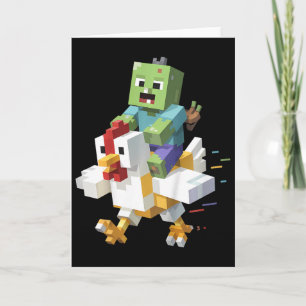 Tarjeta Camiseta de pollo Jock para niños Pixel Art Gamer 