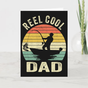 Tarjeta Camiseta de regalo del Día del Padre Reel Cool Dad