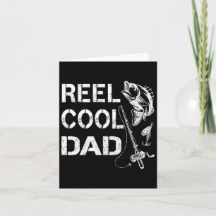 Tarjeta Camiseta de regalo del Día del Padre Reel Cool Dad