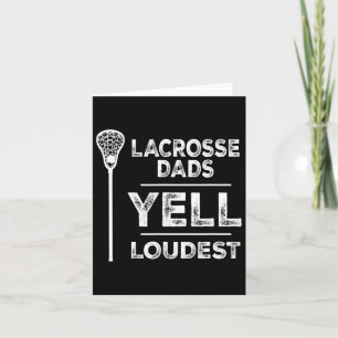 Tarjeta Camiseta de regalo deportiva para padre de lacross