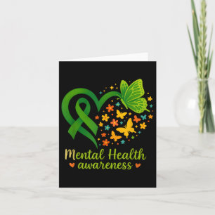 Tarjeta Camiseta De Salud Mental, Cinta De Salud Mental A