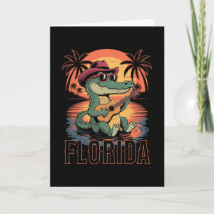 Tarjeta Camiseta de vacaciones en Florida para mujeres, ho