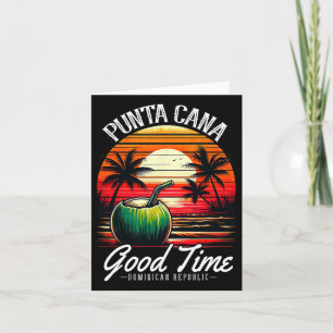Tarjeta Camiseta de vacaciones familiares en Punta Cana Re